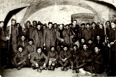 Prisioneros italianos en los sotanos del Ministerio de Hacienda (1937)