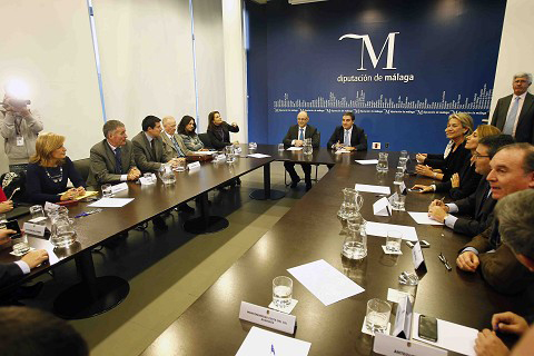 Imágenes del ministro de Hacienda y Administraciones Públicas, Cristóbal Montoro, en Málaga