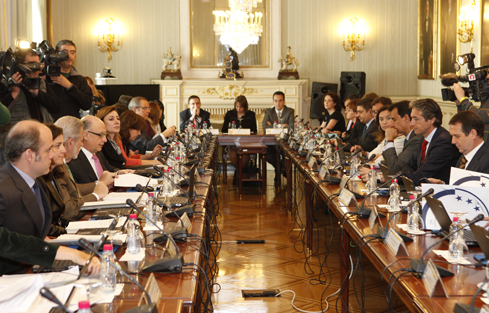 Imagen de la reunión de la Comisión Nacional de Administración Local