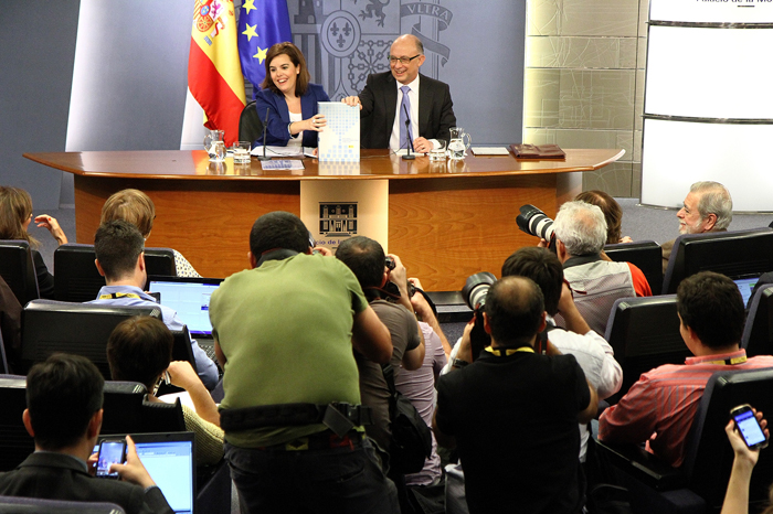 Imagen rueda de prensa del Consejo de Ministros