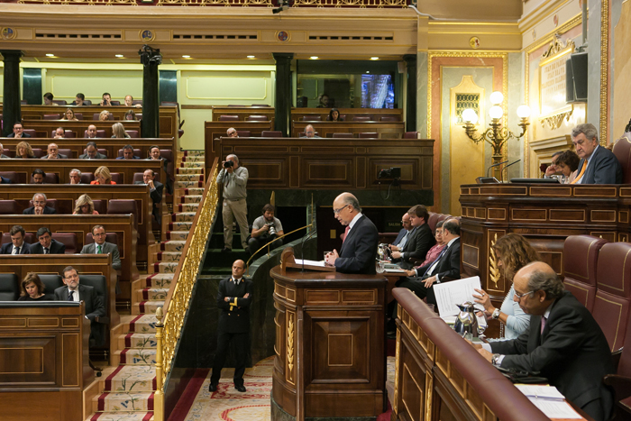 Imagen de Cristóbal Montoro en el Congreso